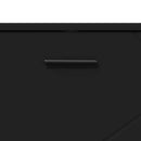 vidaXL Fürdőszoba Székény Fekete 76,5 x 35 x 64 cm Faanyag & Fém