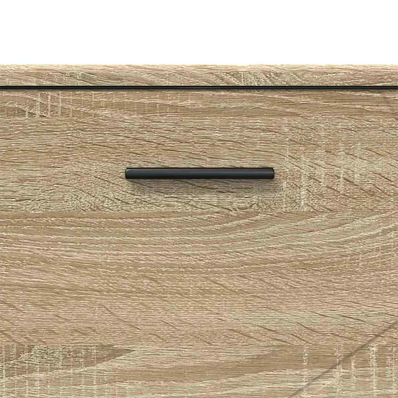 vidaXL Fürdőszoba Székény sonoma tölgy 76.5 x 35 x 64 cm Faanyag