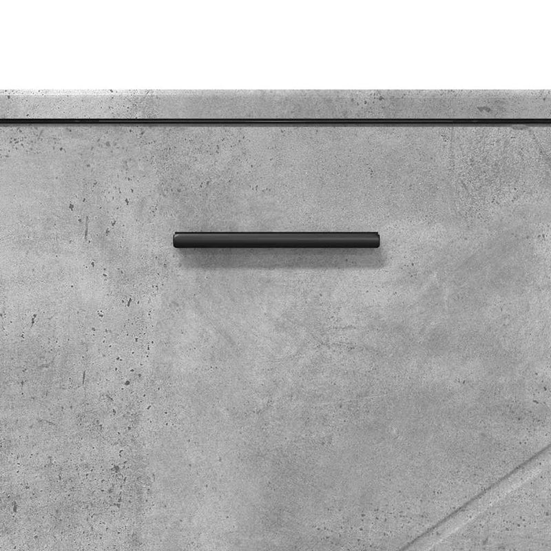 vidaXL Fürdőszoba Székény Beton szürke 76.5 x 35 x 64 cm Faanyag