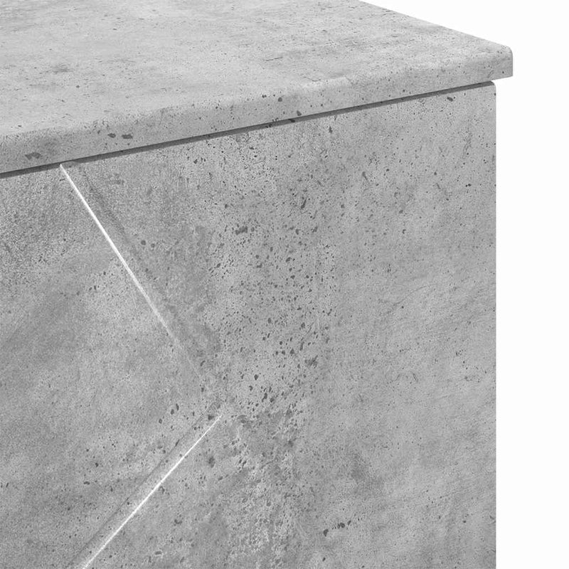 vidaXL Fürdőszoba Székény Beton szürke 76.5 x 35 x 64 cm Faanyag