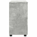 vidaXL Fürdőszoba Székény Beton Szürke 76,5 x 35 x 64 cm Faanyag & Fém