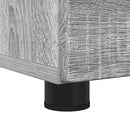 vidaXL Fürdőszoba Székény fiókkal Szürke Sonoma 76,5 x 35 x 64 cm