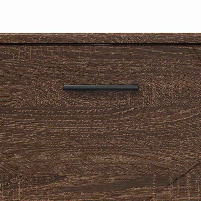 vidaXL Fürdőszoba Székény barna tölgy 76.5 x 35 x 64 cm Faanyag