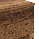 vidaXL Fürdőszoba Székény Öreg fa 76,5 x 35 x 64 cm Faanyag & Fém