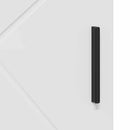 vidaXL Fürdőszoba Székény ajtóval Fehér 60 x 35 x 80 cm Faanyag & Fém