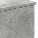 vidaXL Fürdőszoba Székény Beton Szürke 60 x 35 x 80 cm Faanyag & Fém