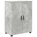 vidaXL Fürdőszoba Székény Beton Szürke 60 x 35 x 80 cm Faanyag, Fém