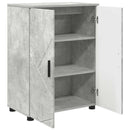 vidaXL Fürdőszoba Székény Beton Szürke 60 x 35 x 80 cm Faanyag, Fém