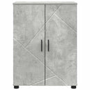 vidaXL Fürdőszoba Székény Beton Szürke 60 x 35 x 80 cm Faanyag, Fém