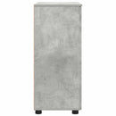 vidaXL Fürdőszoba Székény Beton Szürke 60 x 35 x 80 cm Faanyag, Fém