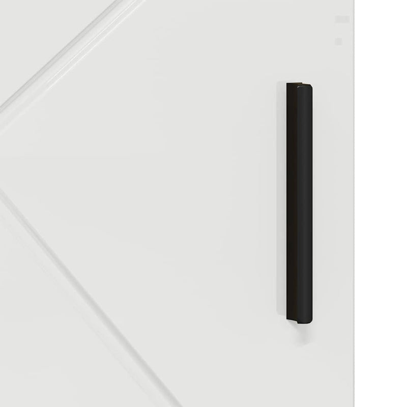 vidaXL Fürdőszoba Székény Magasfényű fehér 60 x 35 x 80 cm Faanyag
