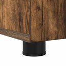 vidaXL Fürdőszoba Székény Füstölt tölgy 60 x 35 x 80 cm Faanyag & Fém