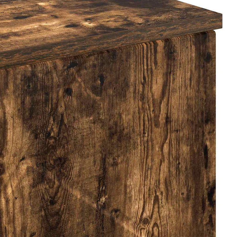 vidaXL Fürdőszoba Székény Füstölt tölgy 60 x 35 x 80 cm Faanyag
