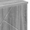 vidaXL Fürdőszoba Székény Szürke Sonoma 60 x 35 x 80 cm Faanyag & Fém