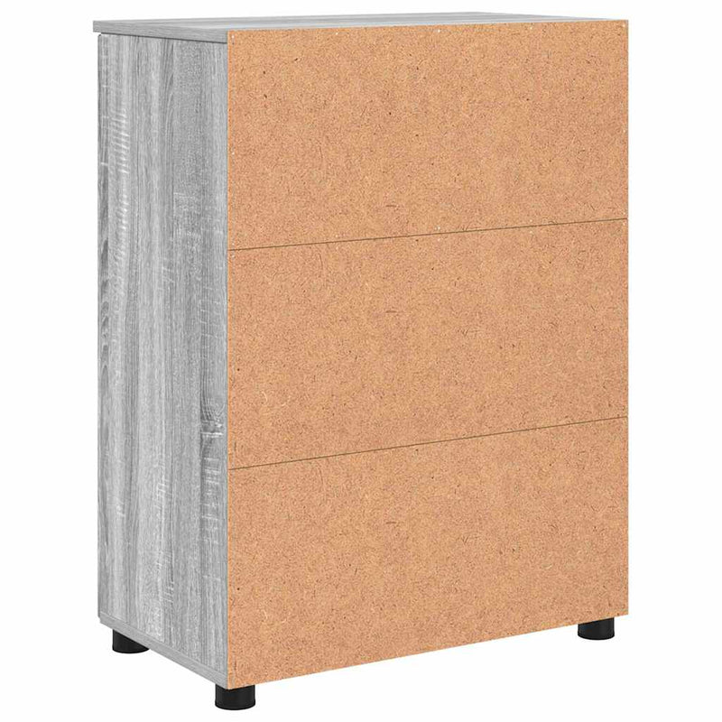 vidaXL Fürdőszoba Székény Szürke sonoma 60 x 35 x 80 cm Faanyag