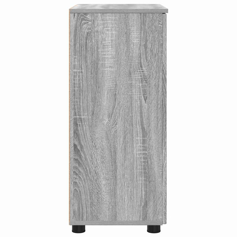 vidaXL Fürdőszoba Székény Szürke sonoma 60 x 35 x 80 cm Faanyag