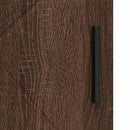 vidaXL Fürdőszoba Székény Barna Tölgy 60 x 35 x 80 cm Faanyag & Fém