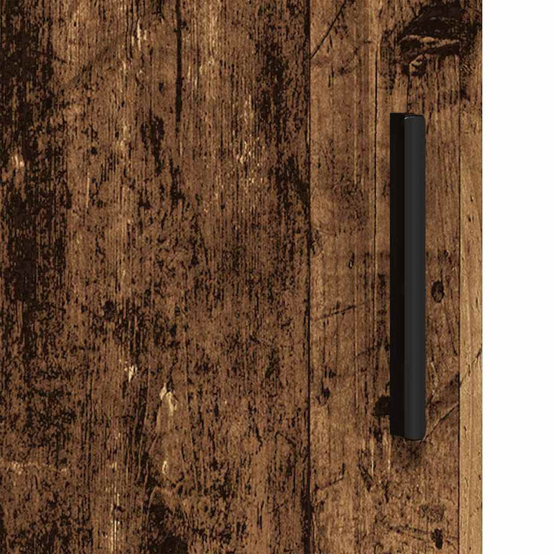 vidaXL Fürdőszoba Székény polcokkal Régi fa 60 x 35 x 80 cm Faanyag