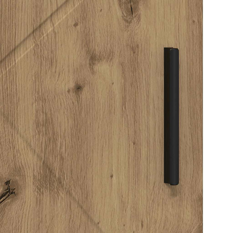 vidaXL Fürdőszoba Székény kézműves tölgy 60 x 35 x 80 cm Faanyag