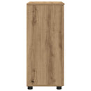 vidaXL Fürdőszoba Székény Artisan tölgy 60 x 35 x 80 cm Faanyag & Fém