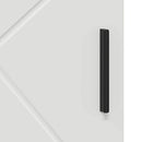 vidaXL Fürdőszoba Székény ajtóval Fehér 30 x 35 x 95 cm Faanyag & Fém