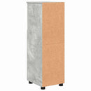 vidaXL Fürdőszoba Székény Beton Szürke 30 x 35 x 95 cm Faanyag & Fém