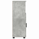 vidaXL Fürdőszoba Székény Beton Szürke 30 x 35 x 95 cm Faanyag & Fém
