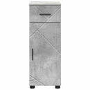 vidaXL Fürdőszoba Székény Beton Szürke 30 x 35 x 80 cm Faanyag & Fém