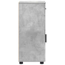 vidaXL Fürdőszoba Székény Beton Szürke 30 x 35 x 80 cm Faanyag & Fém