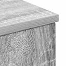 vidaXL Fürdőszoba Székény Szürke Sonoma 30 x 35 x 80 cm Faanyag & Fém