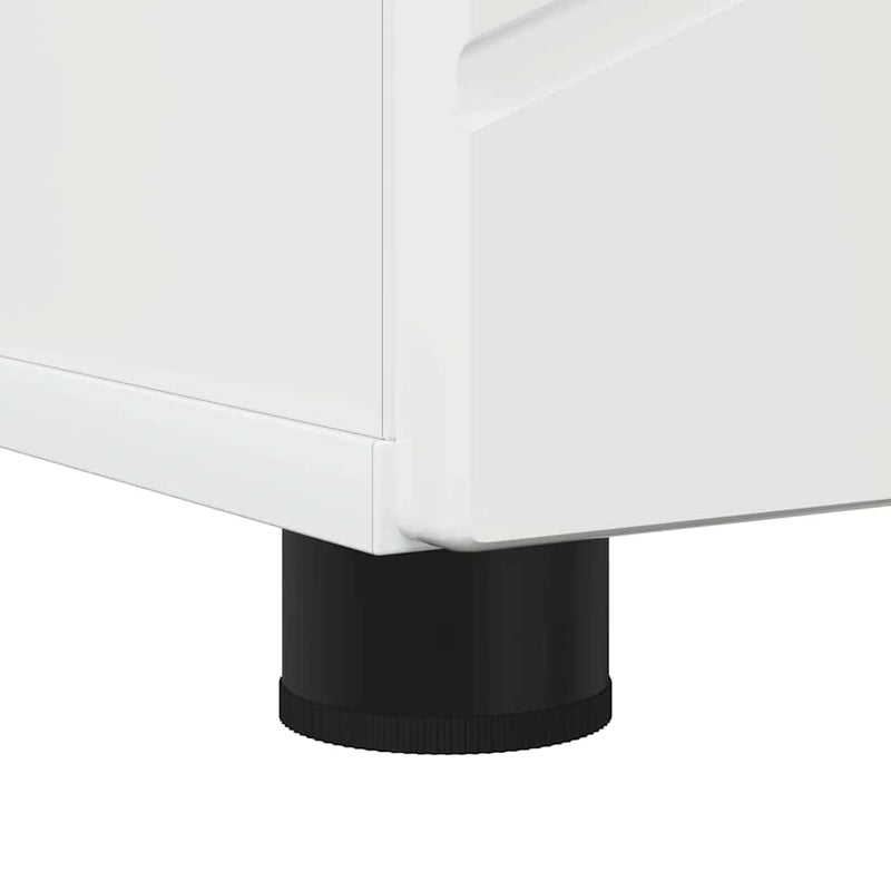 vidaXL Fürdőszobai magas szekrény Magasfényű fehér 30 x 35 x 192 cm