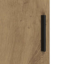 vidaXL Fürdőszoba Székény Artisan tölgy 30 x 35 x 192 cm Faanyag & Fém