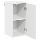 vidaXL Fürdőszoba Székény Fehér 30 x 31,5 x 61 cm Faanyag & Fém