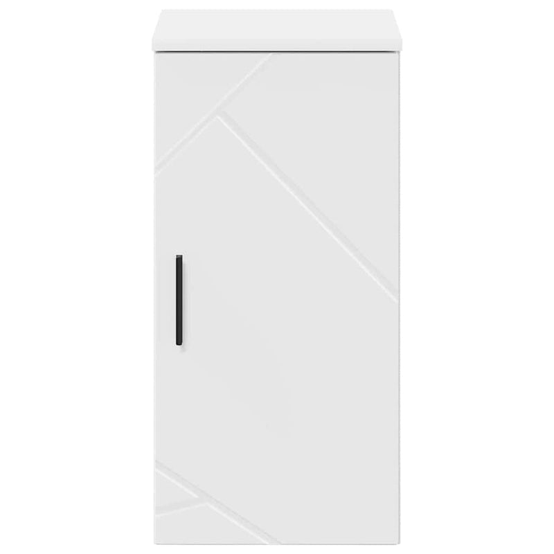 vidaXL Fürdőszoba Székény tárolóval Fehér 30 x 31.5 x 61 cm Faanyag