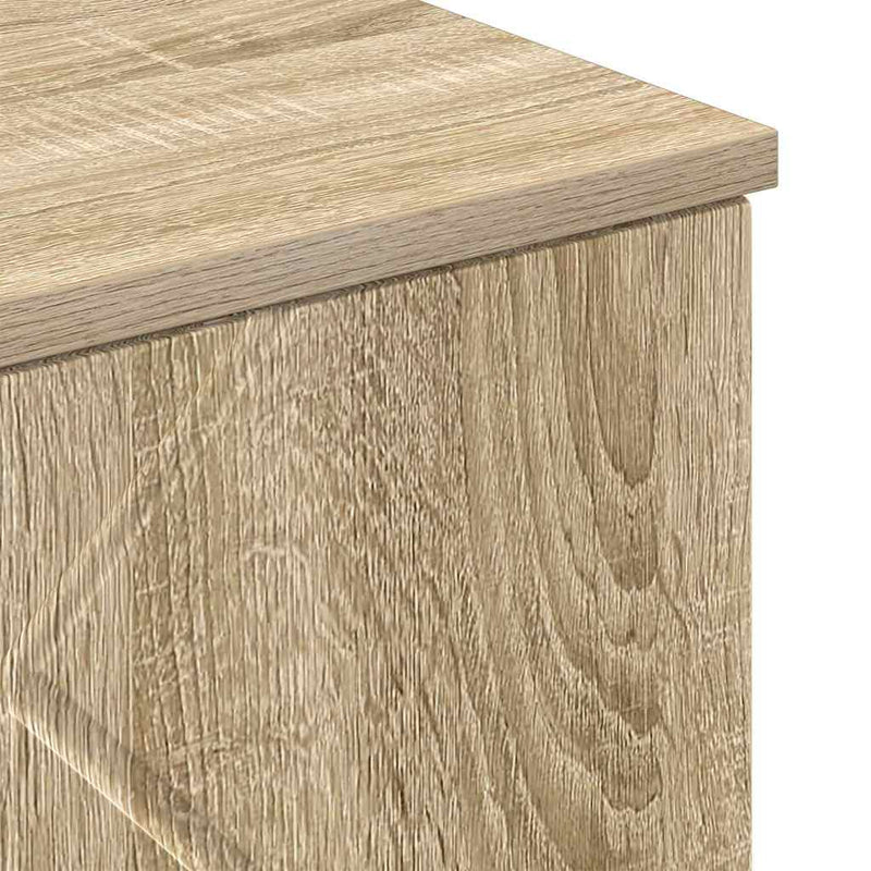 vidaXL Fürdőszoba Székény sonoma tölgy 30 x 31.5 x 61 cm Faanyag
