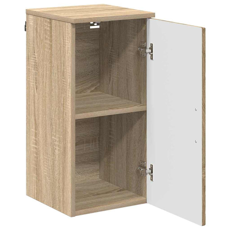 vidaXL Fürdőszoba Székény sonoma tölgy 30 x 31.5 x 61 cm Faanyag