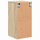 vidaXL Fürdőszoba Székény Sonoma tölgy 30 x 31,5 x 61 cm Faanyag & Fém