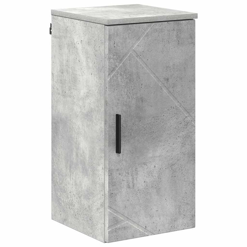 vidaXL Fürdőszoba Székény Beton szürke 30 x 31.5 x 61 cm Faanyag