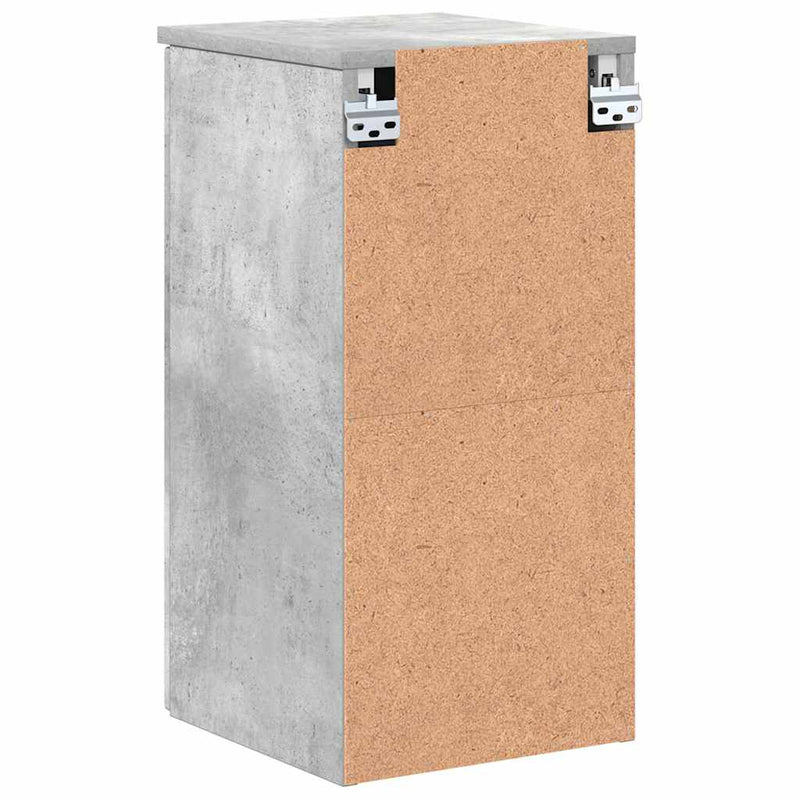 vidaXL Fürdőszoba Székény Beton szürke 30 x 31.5 x 61 cm Faanyag