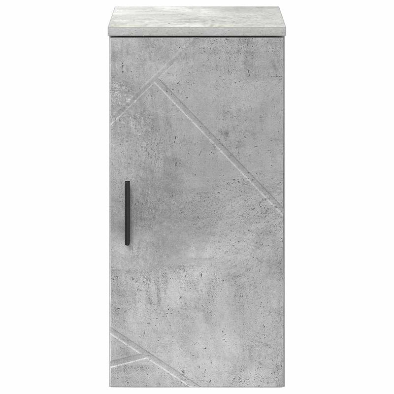 vidaXL Fürdőszoba Székény Beton szürke 30 x 31.5 x 61 cm Faanyag