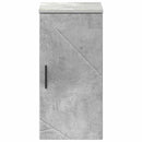 vidaXL Fürdőszoba Székény Beton Szürke 30 x 31,5 x 61 cm Faanyag & Fém