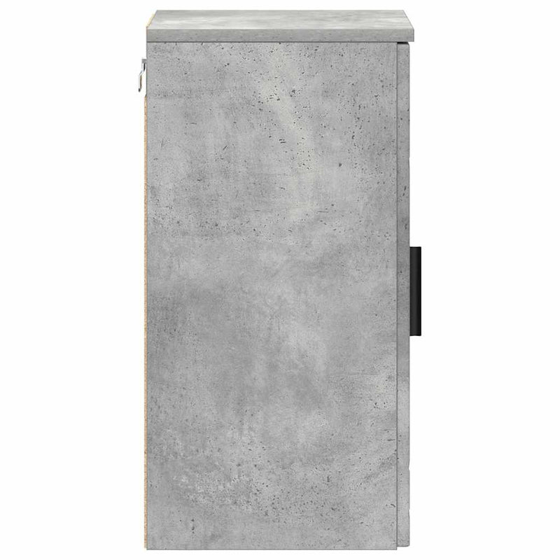 vidaXL Fürdőszoba Székény Beton szürke 30 x 31.5 x 61 cm Faanyag