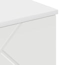 vidaXL Fürdőszoba Székény ajtóval Magas Fényű Fehér 30 x 31,5 x 61 cm