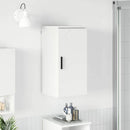 vidaXL Fürdőszoba Székény ajtóval Magas Fényű Fehér 30 x 31,5 x 61 cm