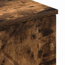 vidaXL Fürdőszoba Székény tárolóval Füstölt tölgy 30 x 31,5 x 61 cm