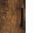 vidaXL Fürdőszoba Székény tárolóval Füstölt tölgy 30 x 31,5 x 61 cm