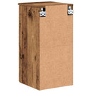 vidaXL Fürdőszoba Székény Öreg fa 30 x 31,5 x 61 cm Faanyag & Fém