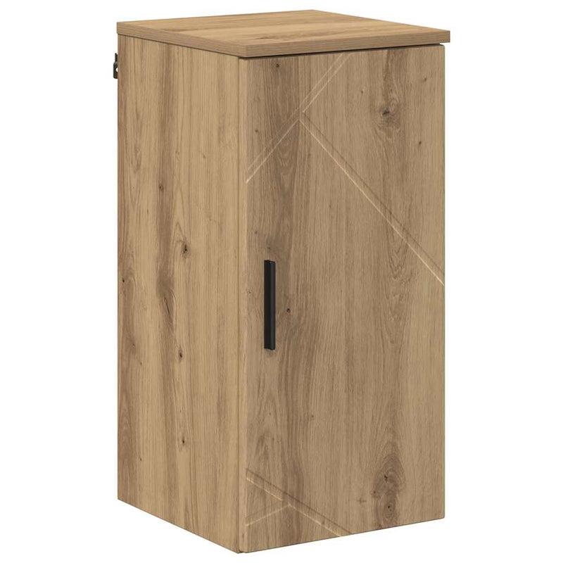vidaXL Fürdőszoba Székény kézműves tölgy 30 x 31.5 x 61 cm Faanyag