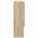 vidaXL Fürdőszobai tükörszekrény sonoma tölgy 80 x 17 x 55 cm Faanyag