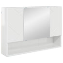vidaXL Tükörszekrény Magas Fényű Fehér 80 x 17 x 55 cm Szerelt Fa
